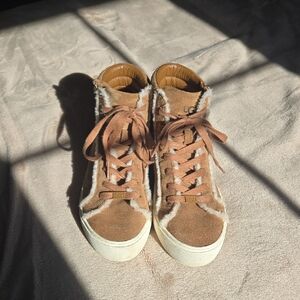 UGG Women's Tan and Cream Sneakers